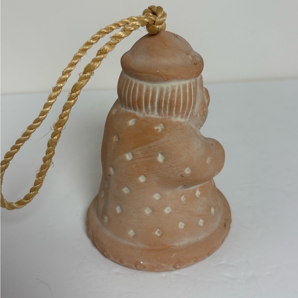 Terracotta Seaside Santa Bell with Starfish - Picture 5 of 11